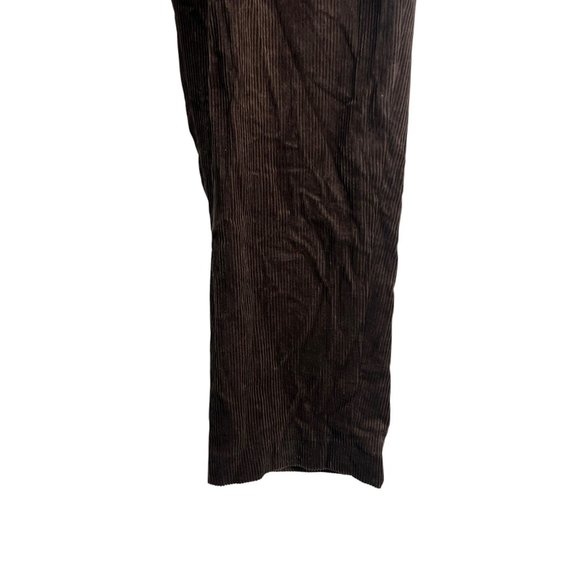 Vertical Sport Mens Brown Corduroy Flat Front Classic Fit Pants Sz 42x32 Retro - Picture 7 of 16